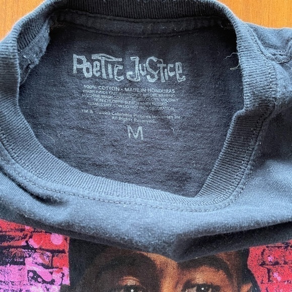 Vintage Original 2Pac Poetic Justice T Shirt - Picture 4 of 7